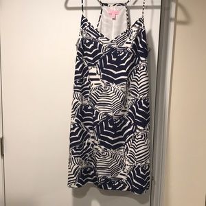 Lilly Pulitzer Dusk Silk Slip Dress Size Large